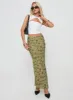 Piazia Maxi Skirt Green sold by Princess Polly