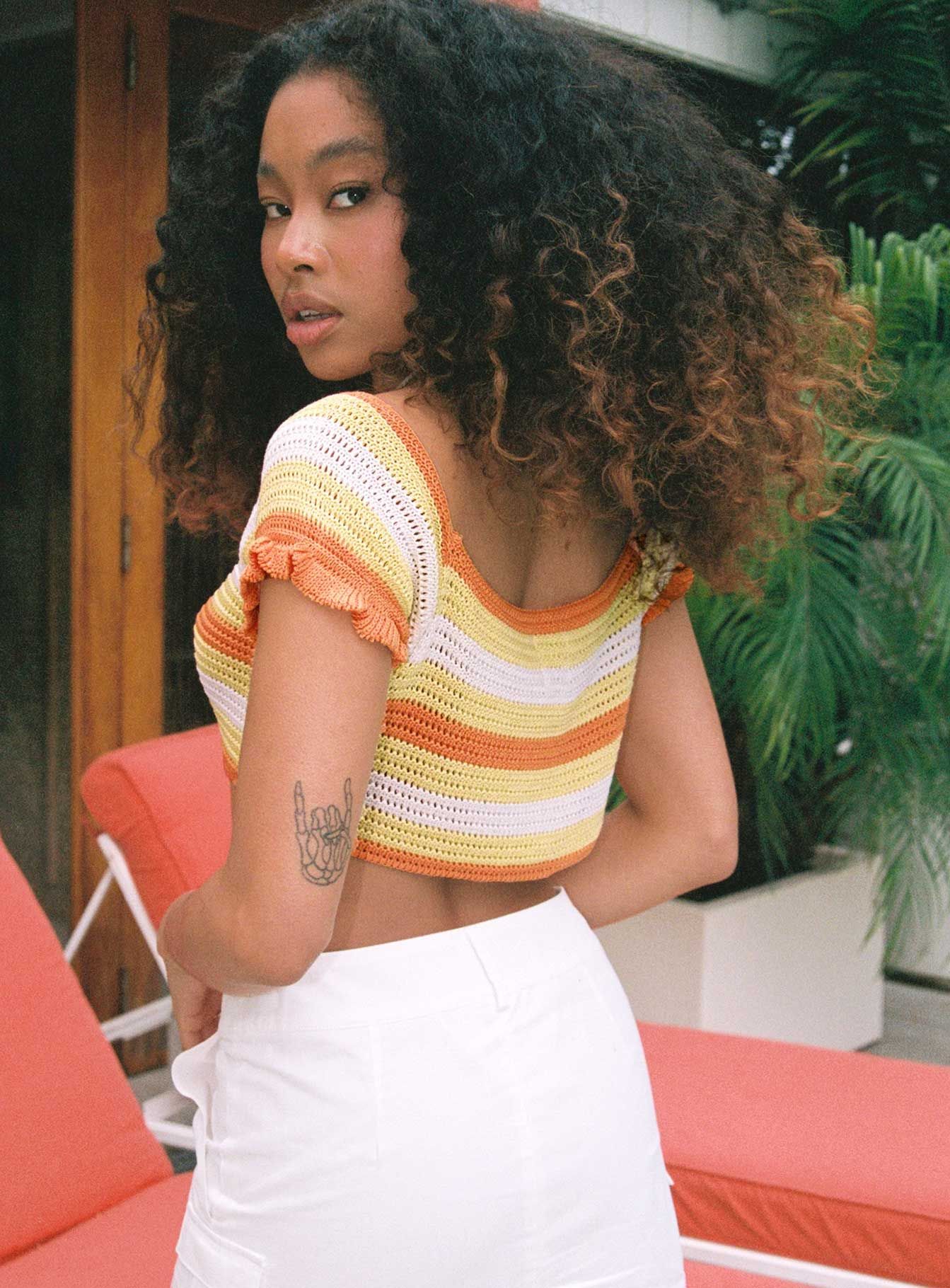 Honeydew Top Orange sold by Princess Polly product image thumbnail 4