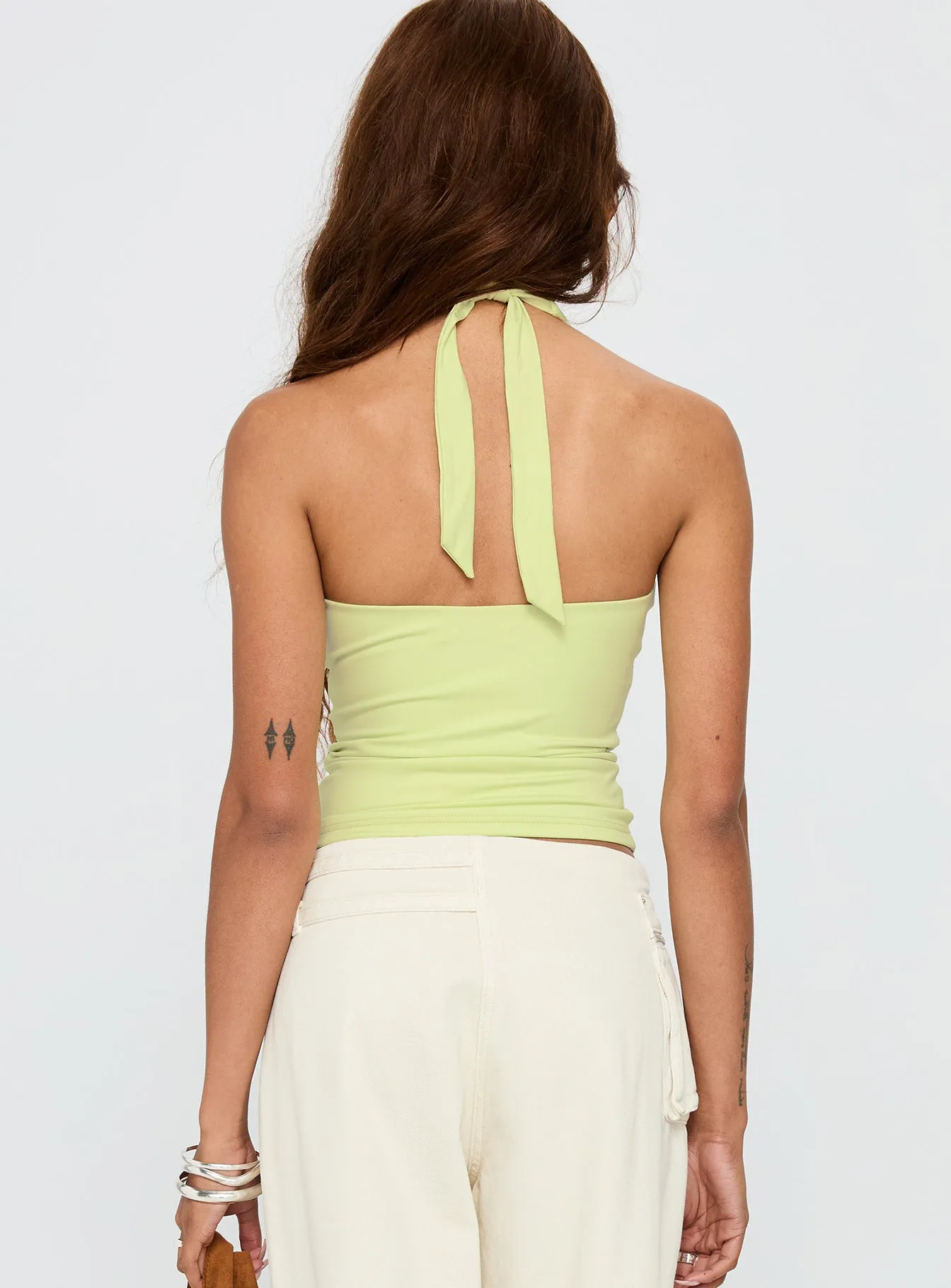 Assumptions Halter Top Sage sold by Princess Polly product image thumbnail 5