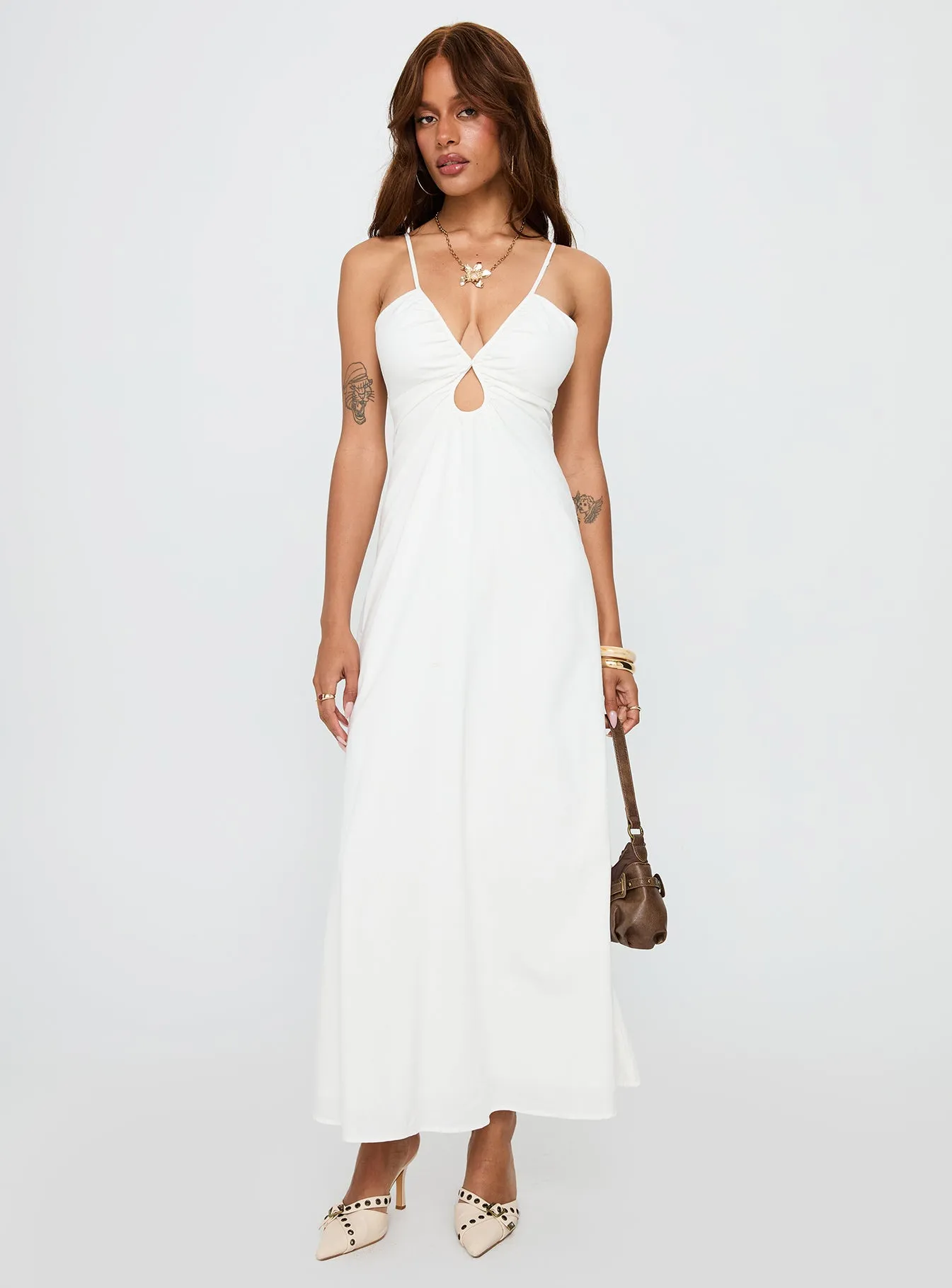 Harkonnen Maxi Dress White sold by Princess Polly product image thumbnail 2