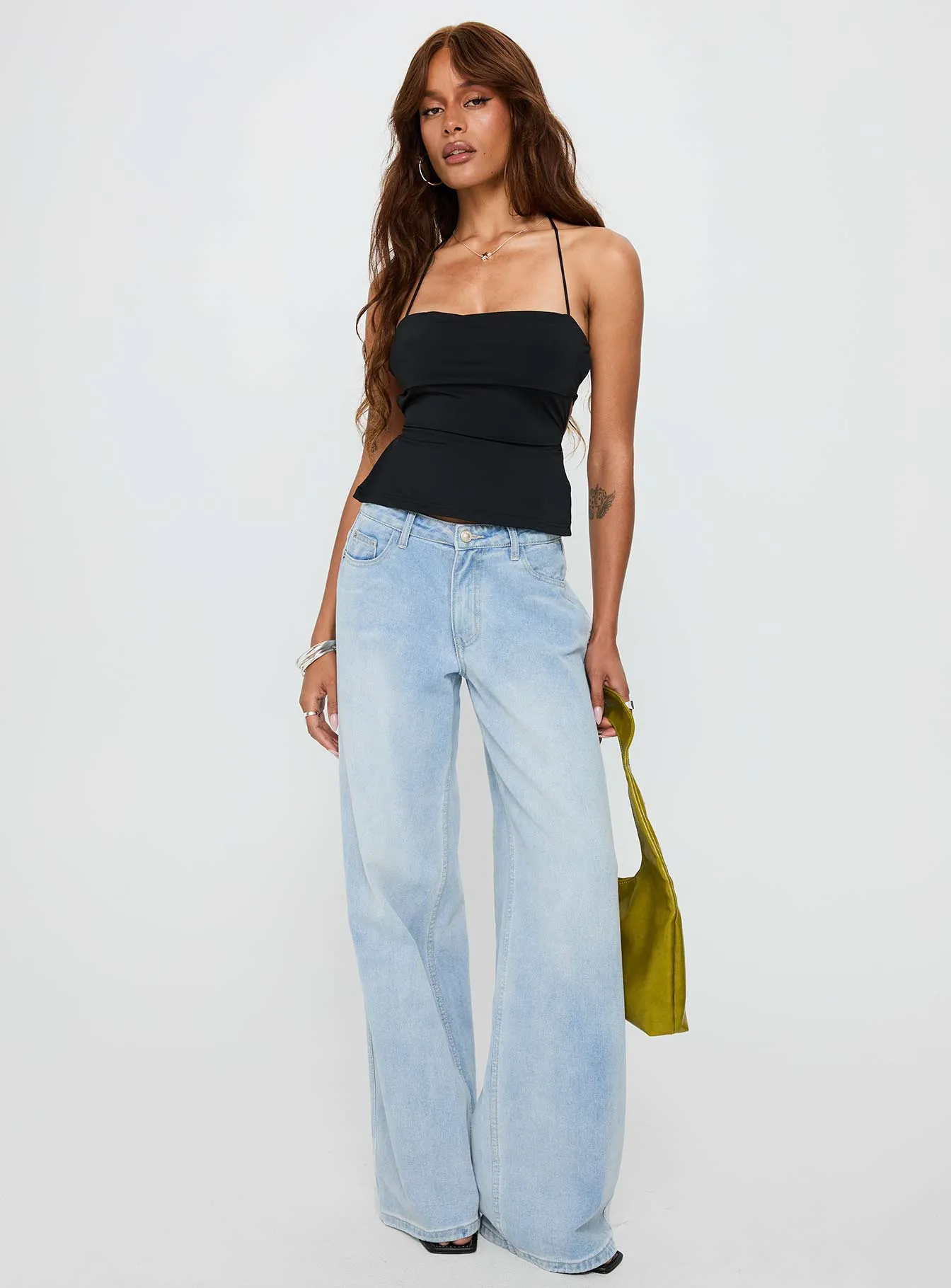 In The End Tie Back Top Black sold by Princess Polly product image thumbnail 2