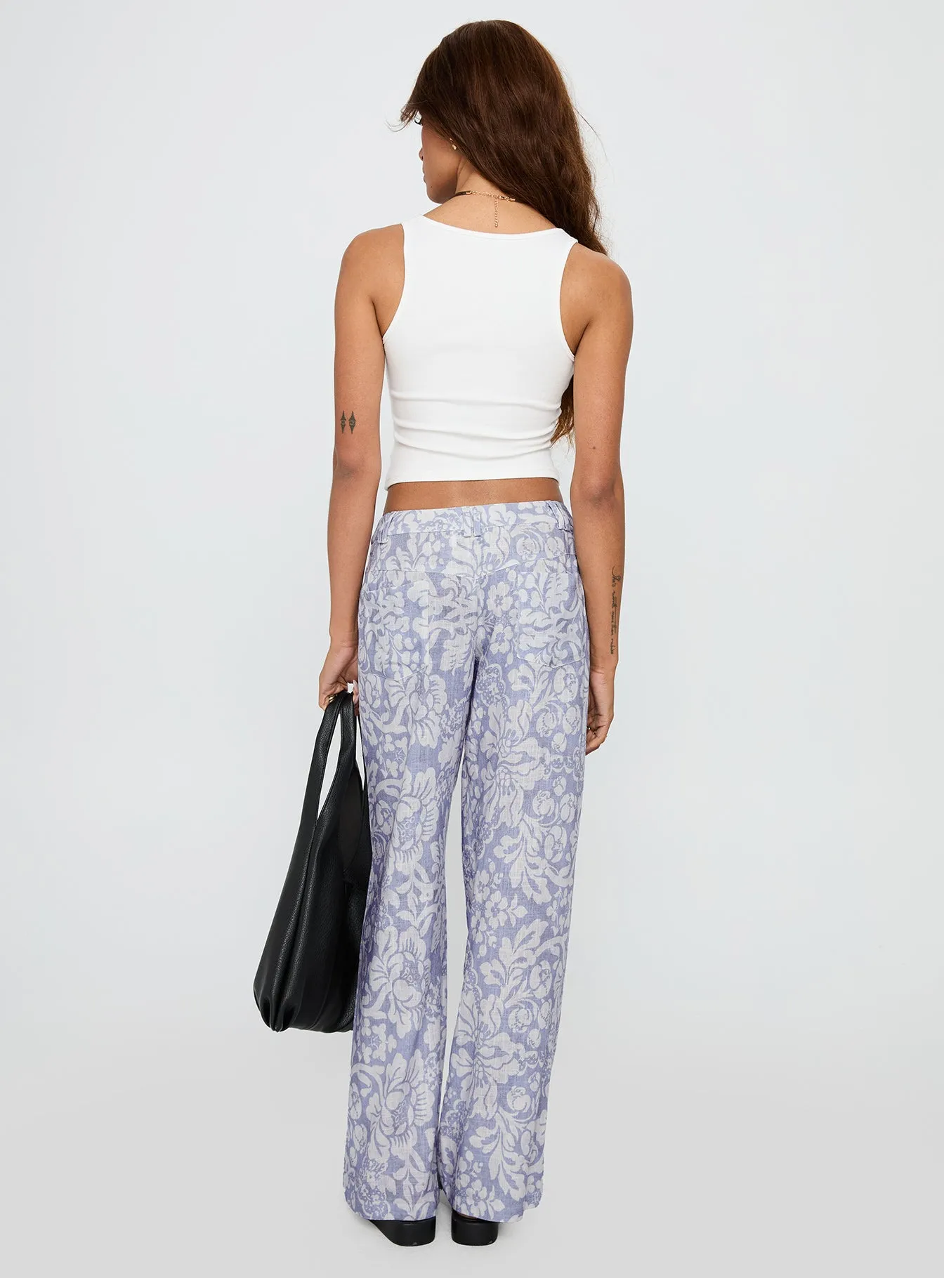 Vendi Low Rise Pant Lilac Floral sold by Princess Polly product image thumbnail 5