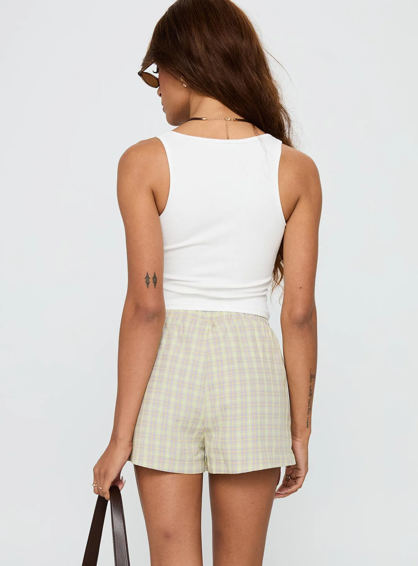 Star Blaze Shorts Green Check sold by Princess Polly product image thumbnail 5