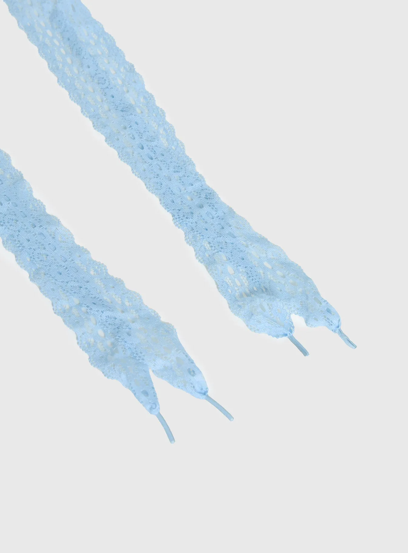 Masonne Lace Shoelaces Blue sold by Princess Polly product image thumbnail 3