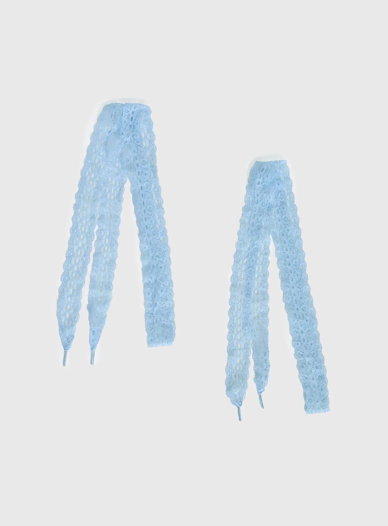 Masonne Lace Shoelaces Blue sold by Princess Polly product image thumbnail 2