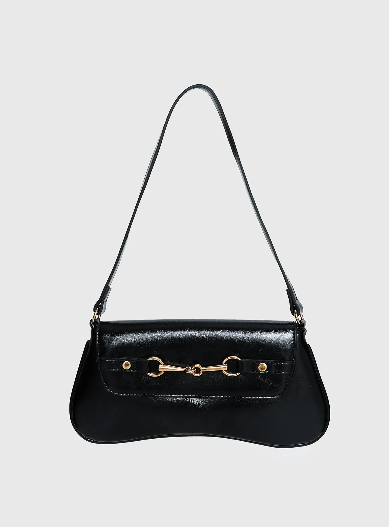 Pulse Shoulder Bag Black / Gold sold by Princess Polly product image thumbnail 2