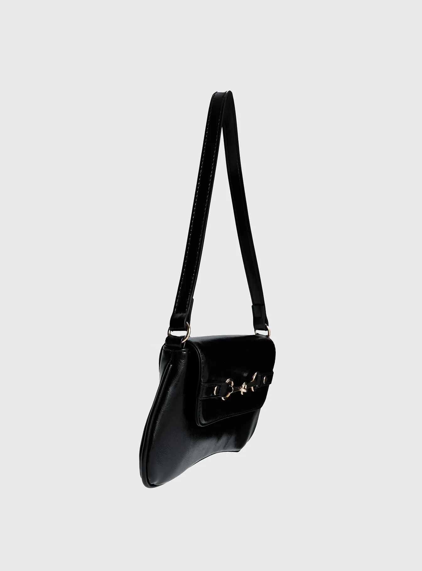 Pulse Shoulder Bag Black / Gold sold by Princess Polly product image thumbnail 4