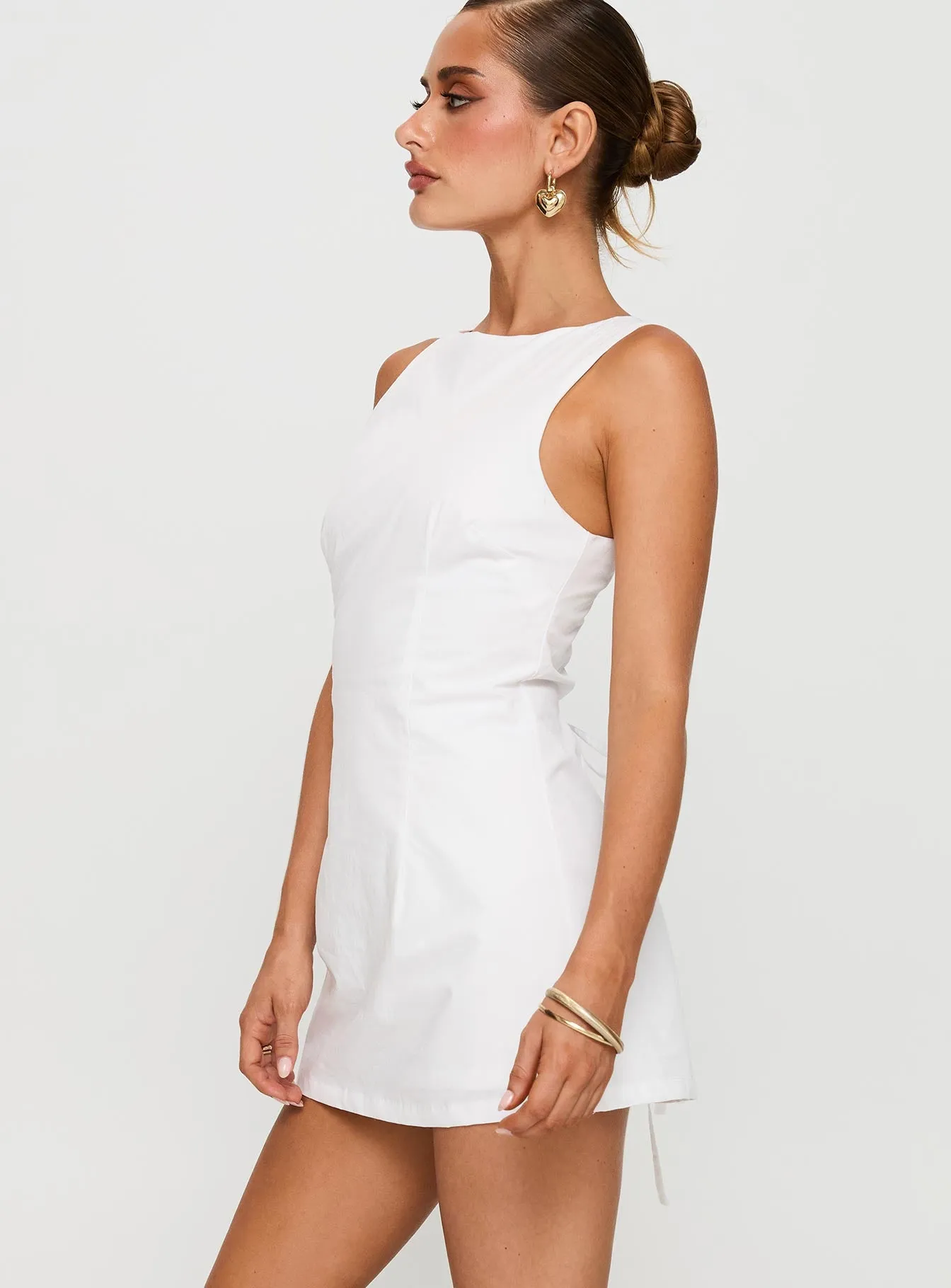 Yumiko Romper White Petite sold by Princess Polly product image thumbnail 4