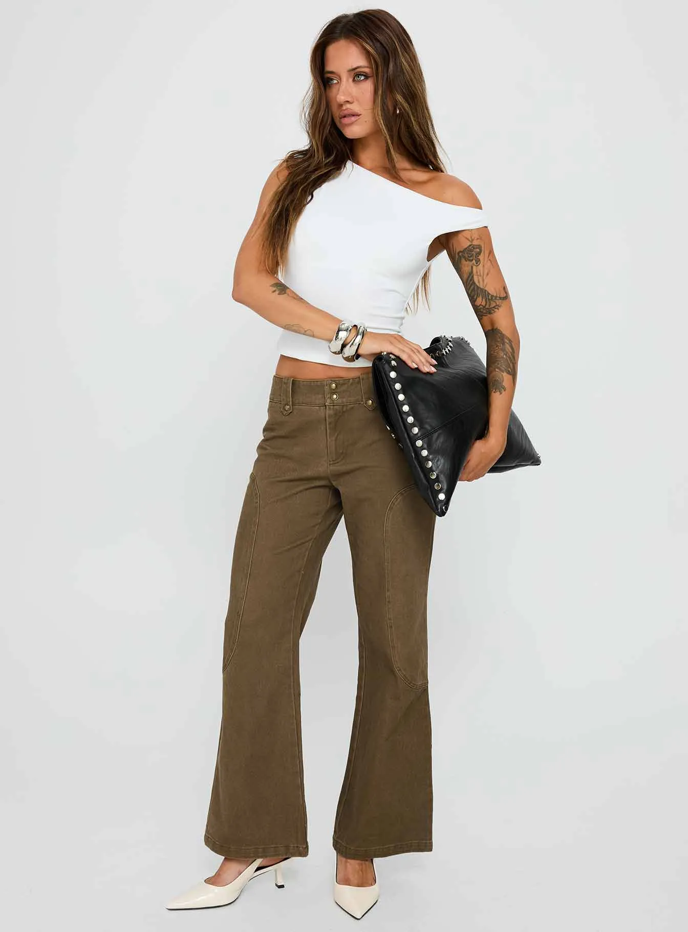 Danza Top White sold by Princess Polly product image thumbnail 3