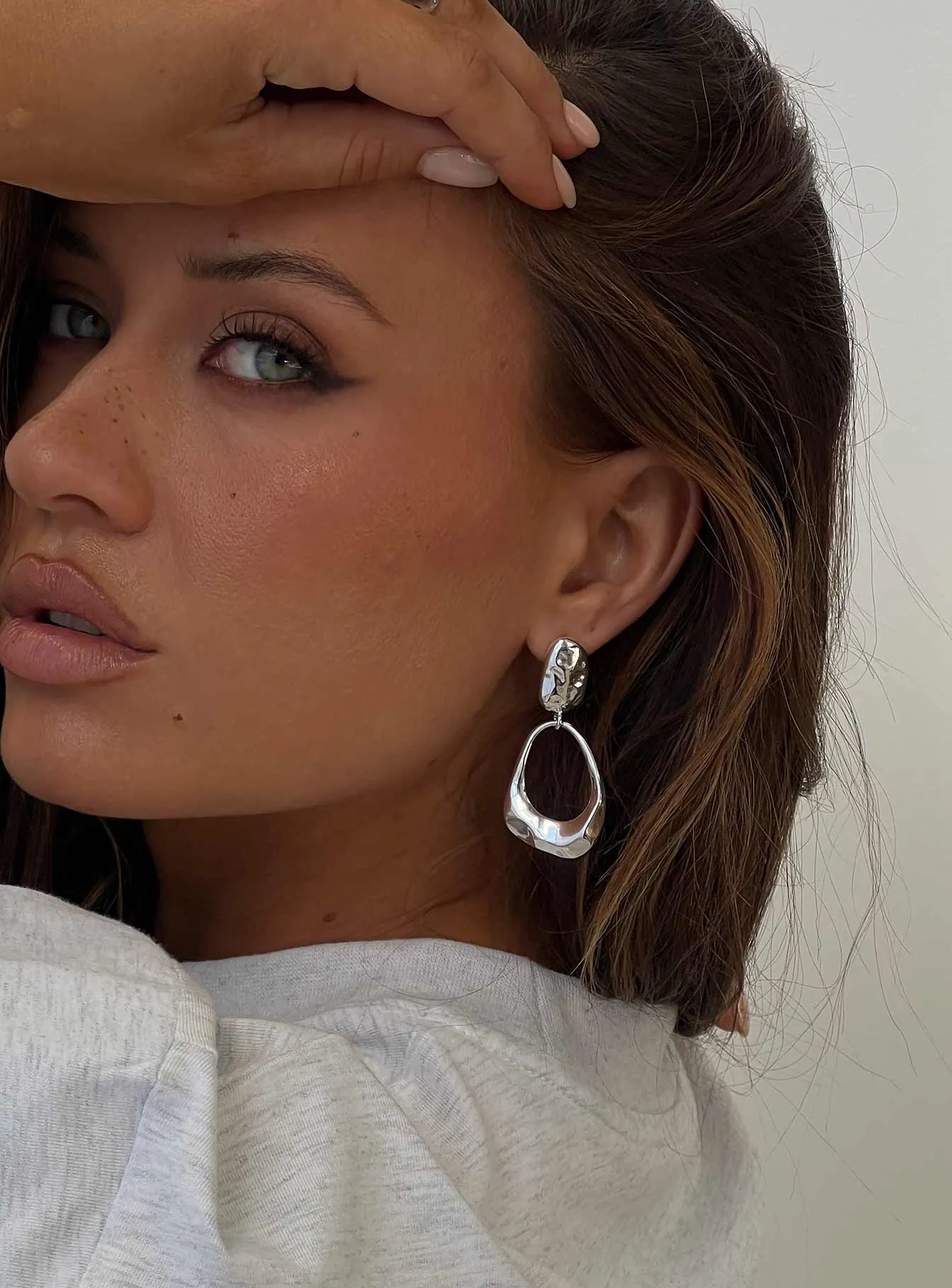 Whirl Earrings Silver sold by Princess Polly