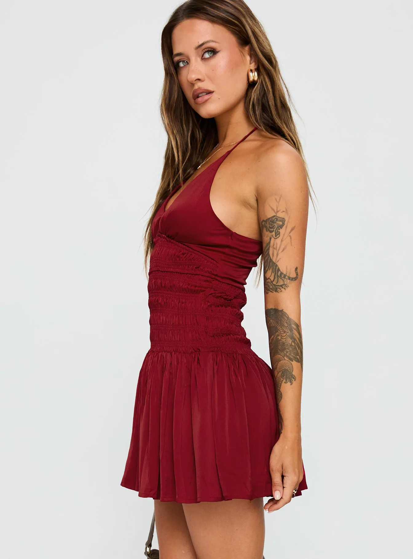 Mariachi Mini Dress Red sold by Princess Polly product image thumbnail 3