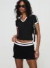 Emberia Skort Black sold by Princess Polly