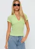 Normal Thing Strap Detail Top Mint sold by Princess Polly