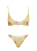 Juliette Bikini Top Yellow Floral sold by Princess Polly