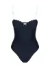 Claryssa Scallop One Piece Black sold by Princess Polly