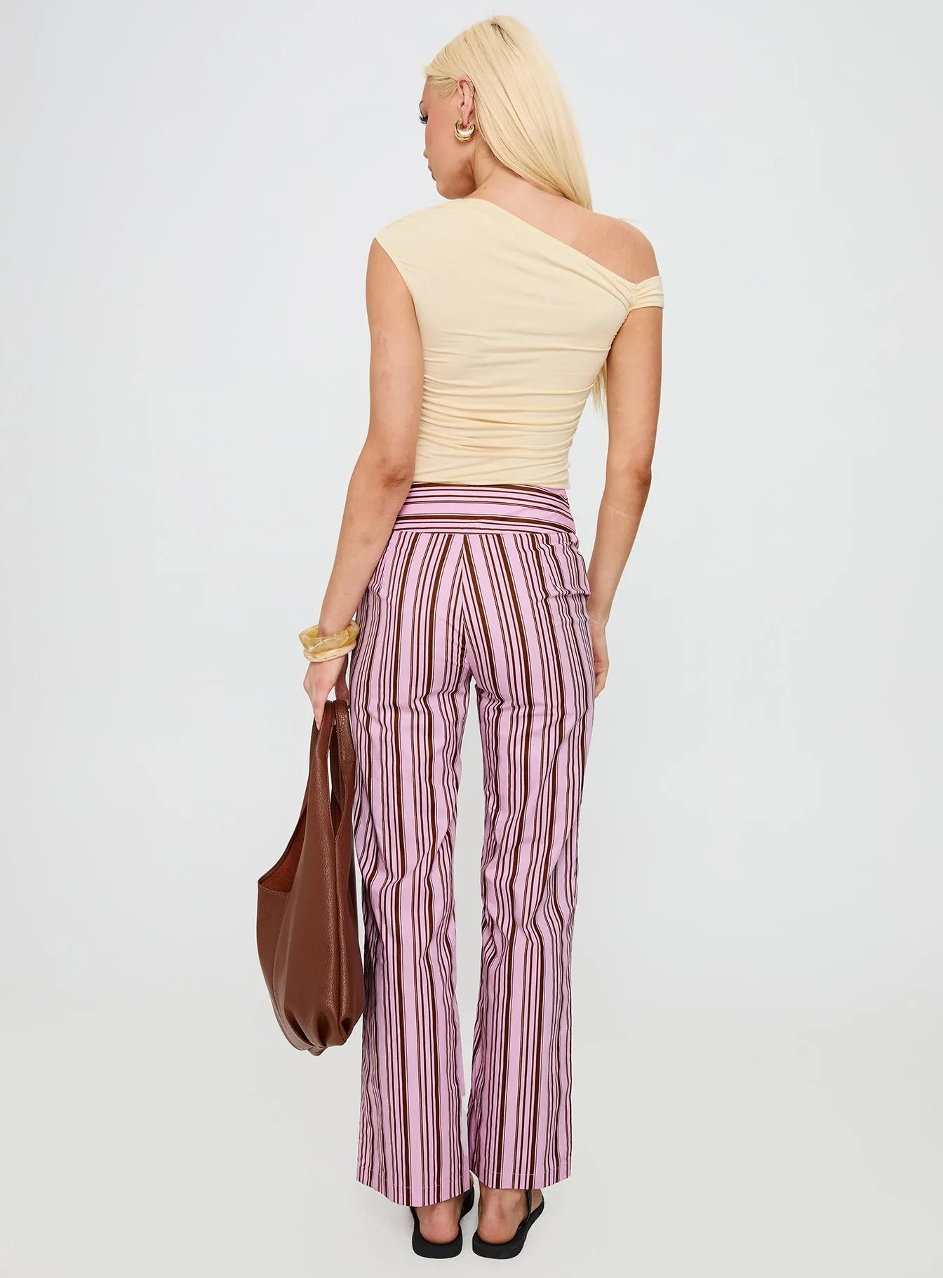 Leocadie Pants Pink Stripe sold by Princess Polly product image thumbnail 5