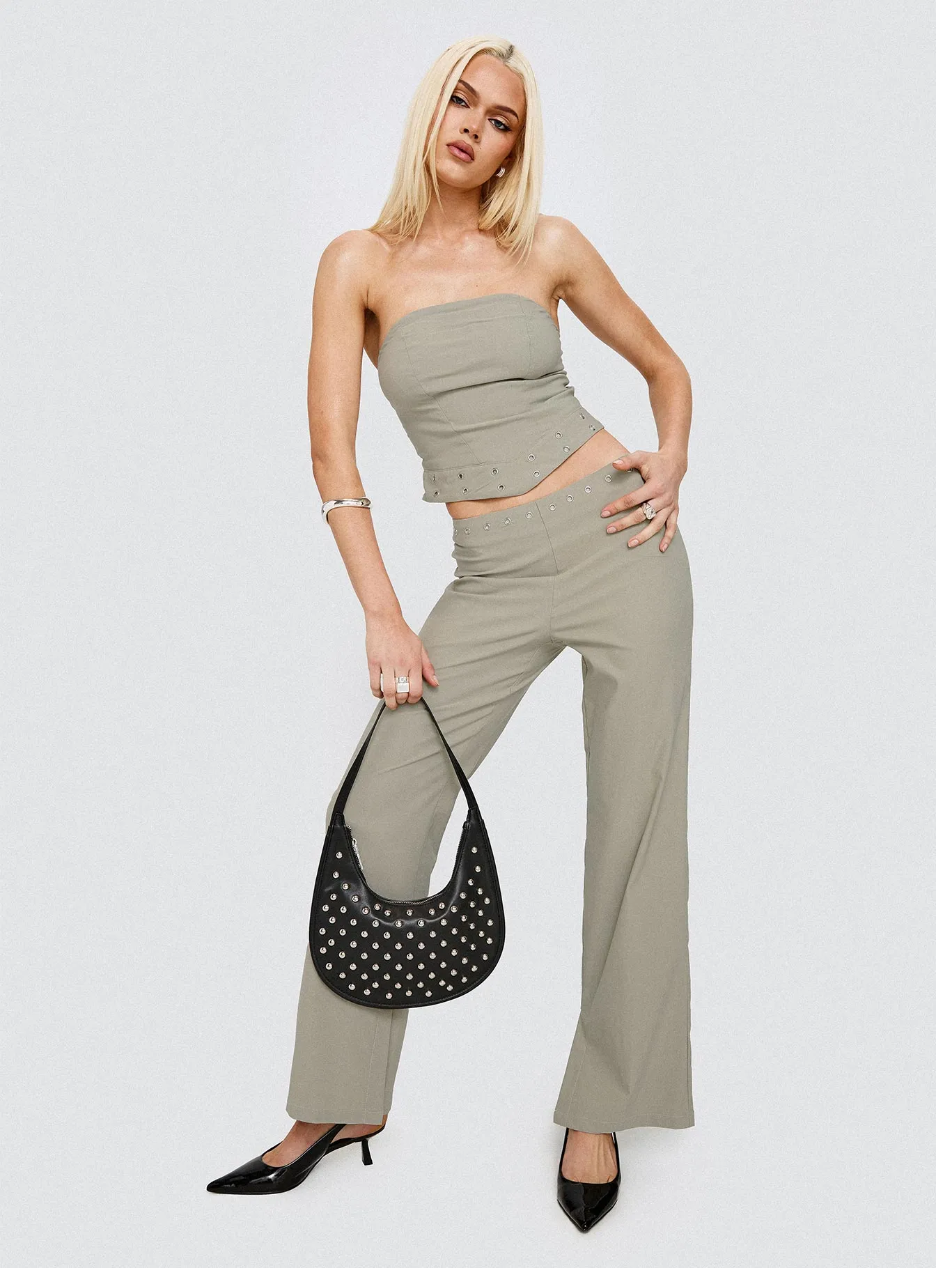 Passionette Pants Olive sold by Princess Polly