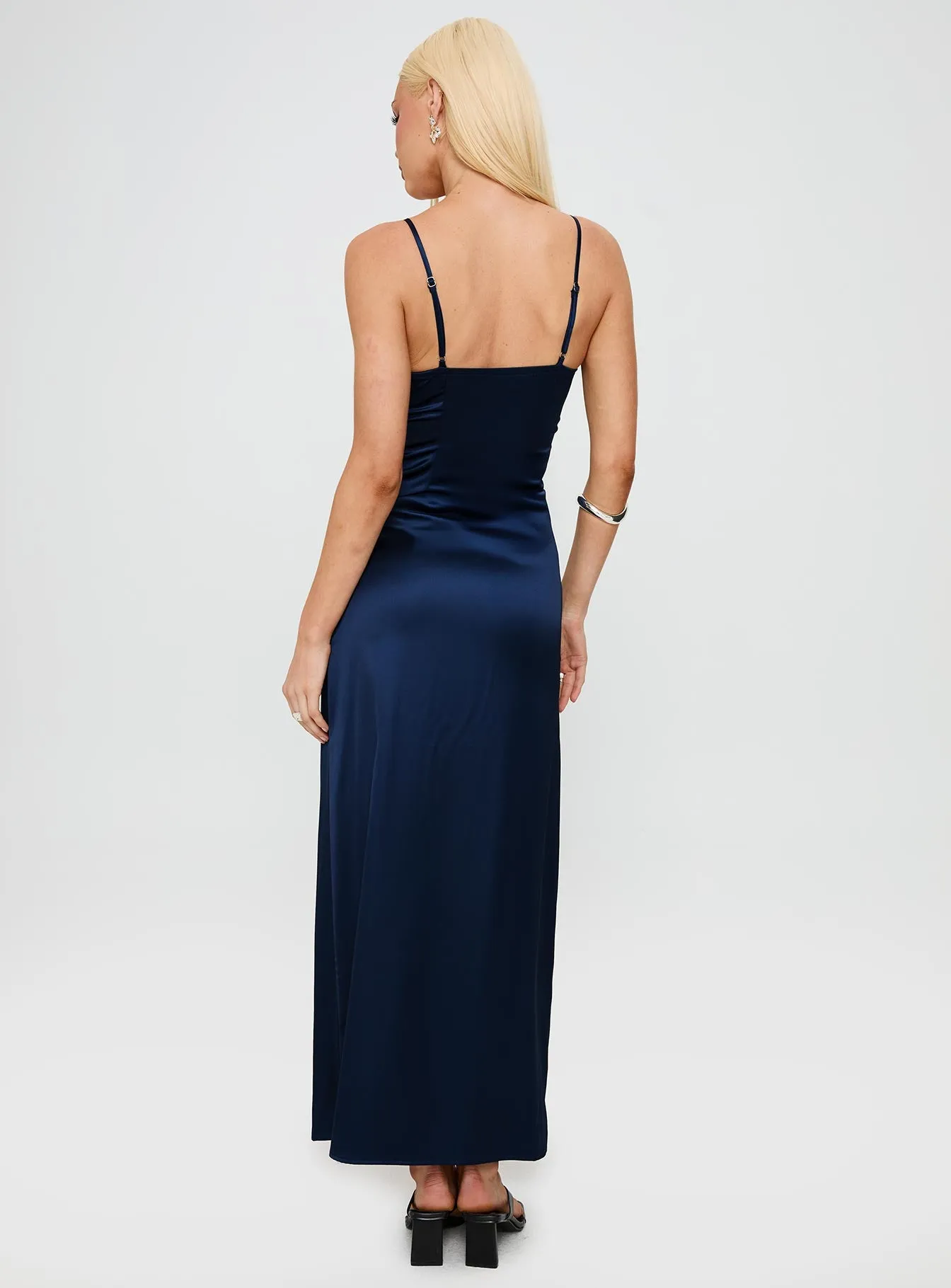Better Than Words Lace Maxi Dress Navy sold by Princess Polly product image thumbnail 4