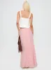 Youthful Spirit Lace Maxi Skirt Pink sold by Princess Polly