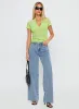 Darla Low Rise Straight Jean Vintage Blue Wash sold by Princess Polly
