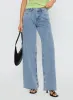 Darla Low Rise Straight Jean Vintage Blue Wash sold by Princess Polly