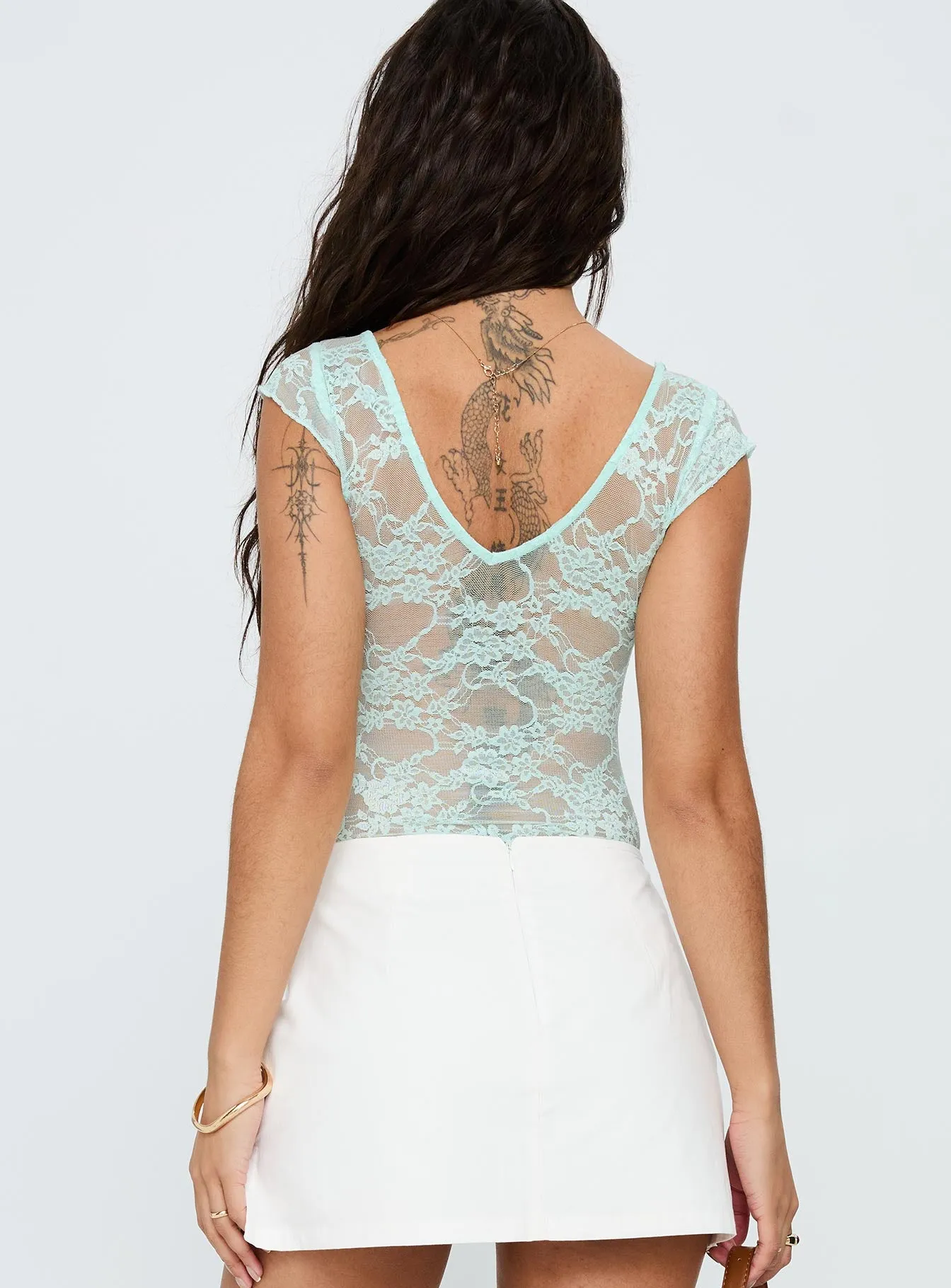 Tantalize Bodysuit Blue sold by Princess Polly product image thumbnail 5