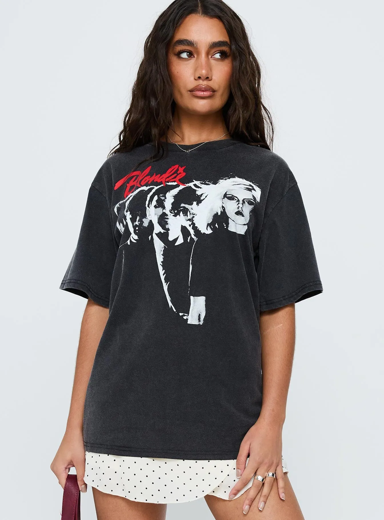 Blondie Vintage Oversized Graphic Tee Black sold by Princess Polly product image thumbnail 2