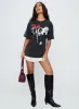Blondie Vintage Oversized Graphic Tee Black sold by Princess Polly