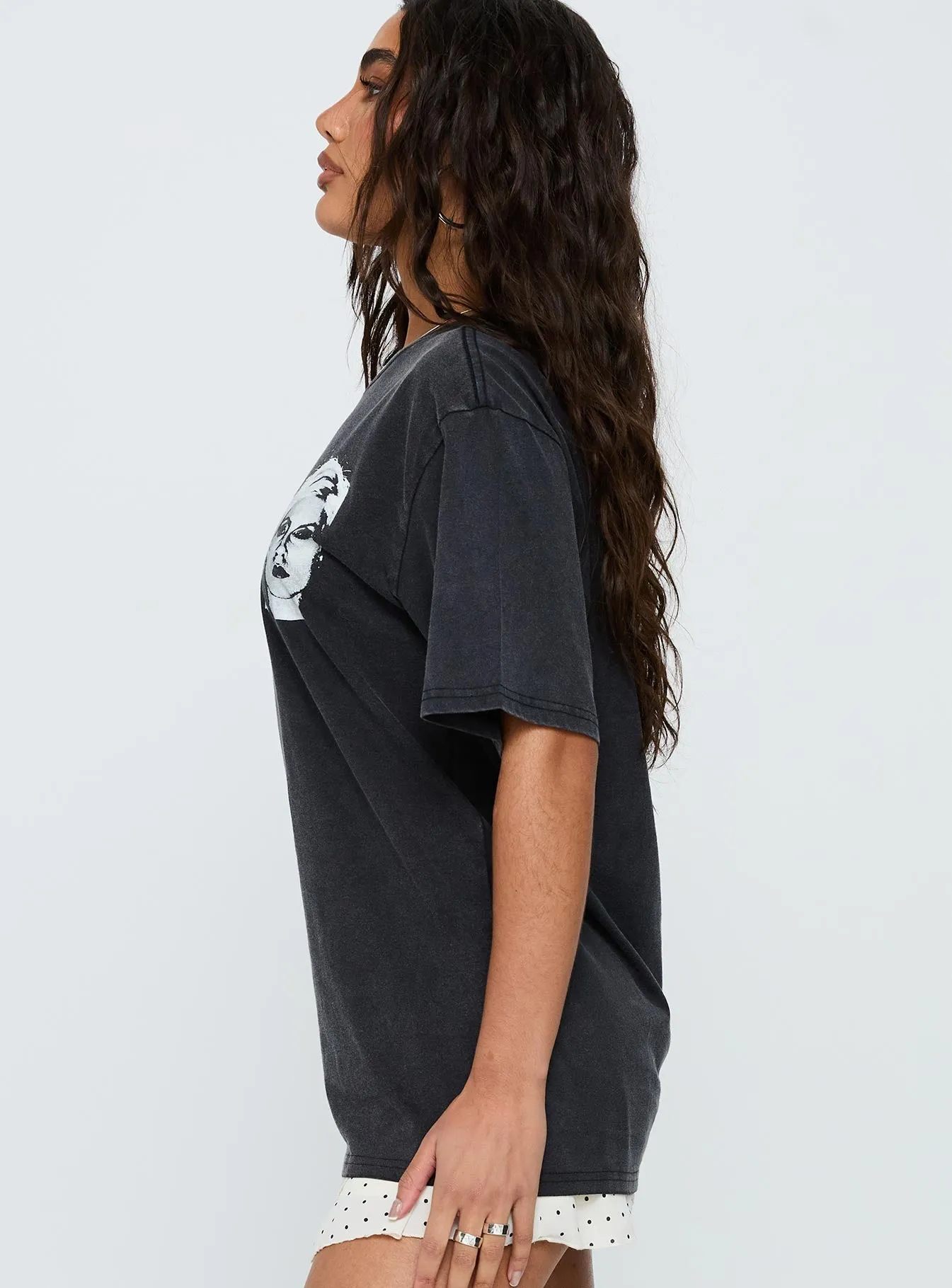 Blondie Vintage Oversized Graphic Tee Black sold by Princess Polly product image thumbnail 4