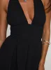 Got Me Started Romper Black Petite sold by Princess Polly