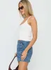 Hughes Mini Skirt Light Blue Denim sold by Princess Polly