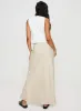 All In Maxi Skirt Beige sold by Princess Polly