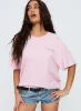 Howdy Partner Oversized Graphic Tee Pink sold by Princess Polly