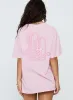 Howdy Partner Oversized Graphic Tee Pink sold by Princess Polly