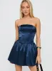 Forevermore Strapless Mini Dress Navy sold by Princess Polly
