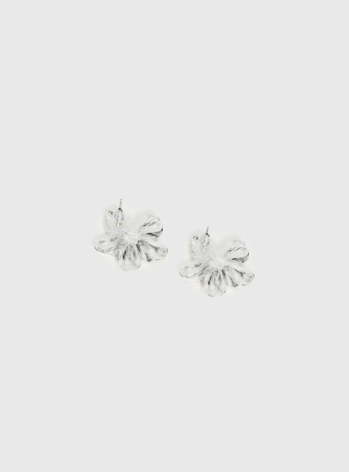Posie Earrings Silver sold by Princess Polly product image thumbnail 4