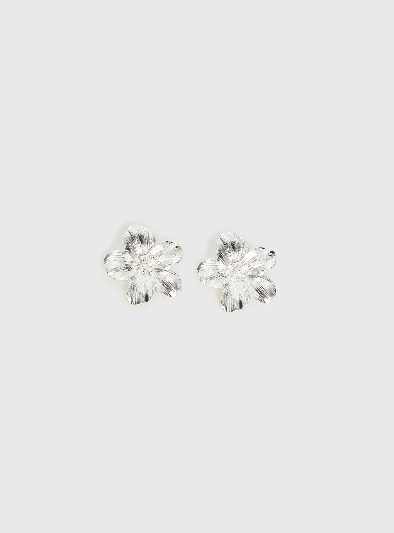 Posie Earrings Silver sold by Princess Polly product image thumbnail 3