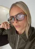 Kalyssia Sunglasses Black / Orange sold by Princess Polly