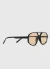 Kalyssia Sunglasses Black / Orange sold by Princess Polly