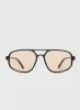 Kalyssia Sunglasses Black / Orange sold by Princess Polly