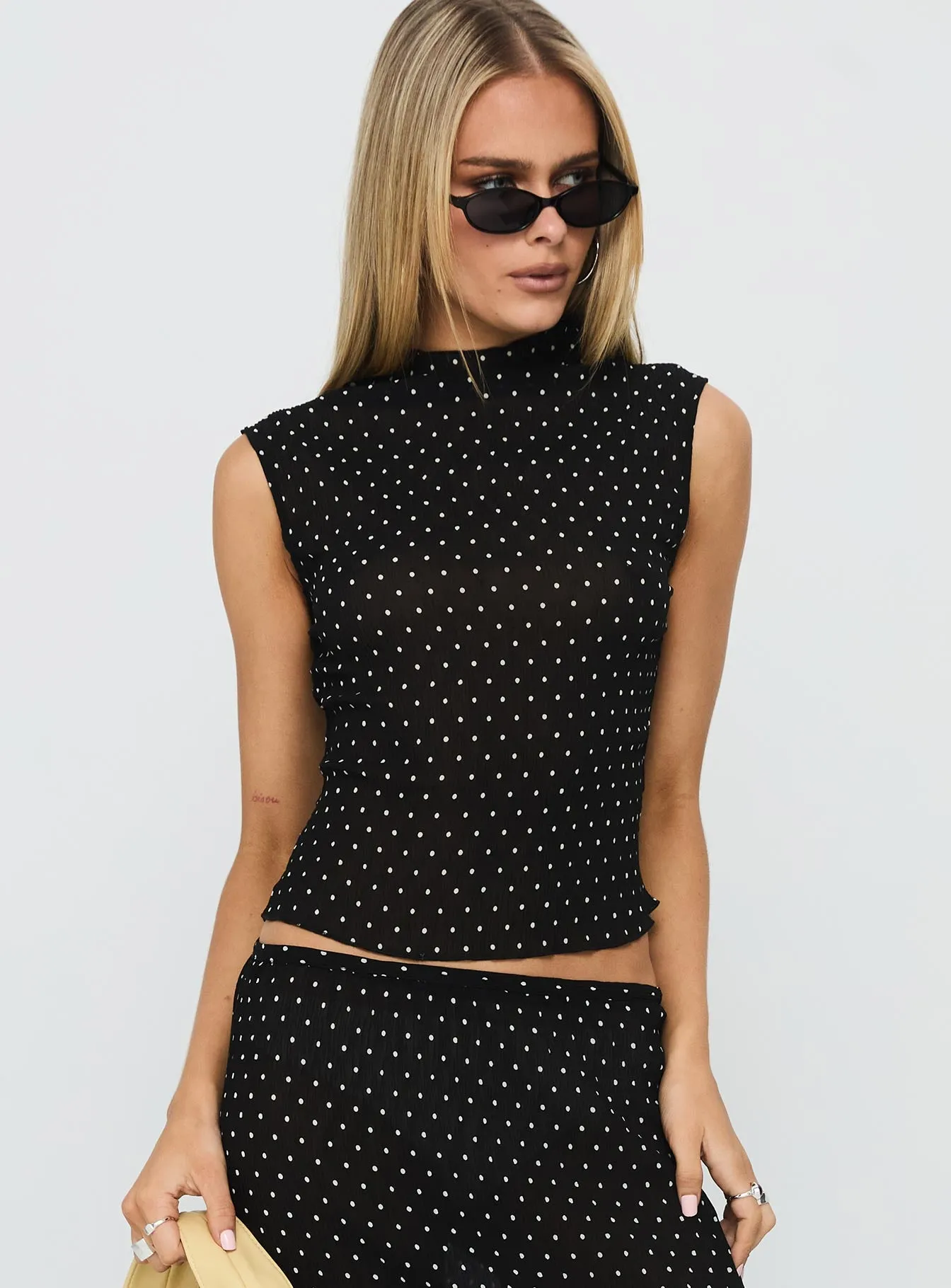 Ford Top Onyx Polka sold by Princess Polly product image thumbnail 2