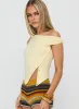 Karre Off The Shoulder Top Lemon sold by Princess Polly