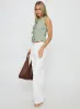 Serenitia Mid Rise Straight Leg Relaxed Jeans White Wash sold by Princess Polly