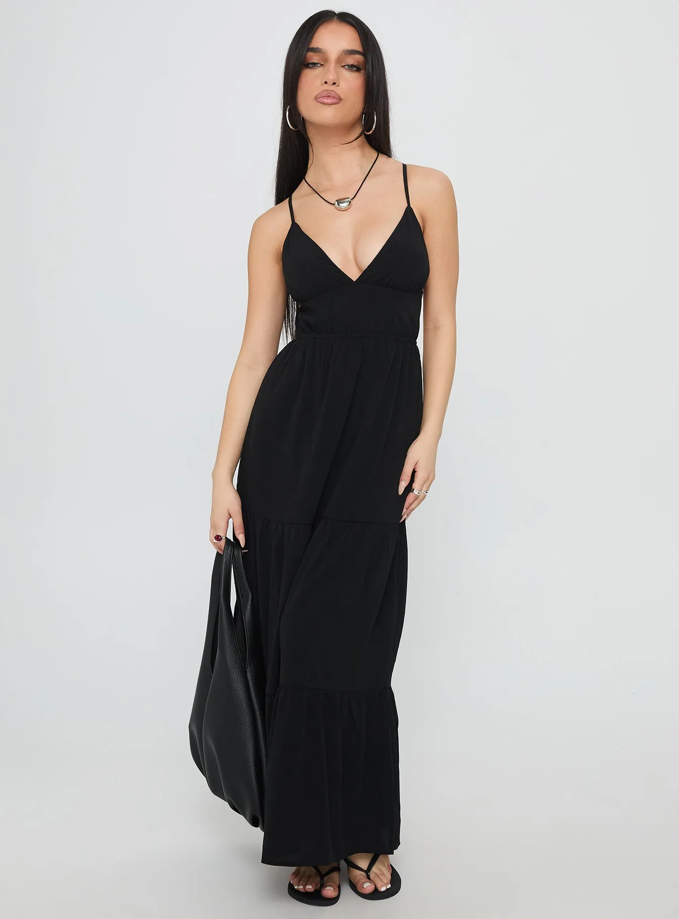 Mckew Maxi Dress Black sold by Princess Polly