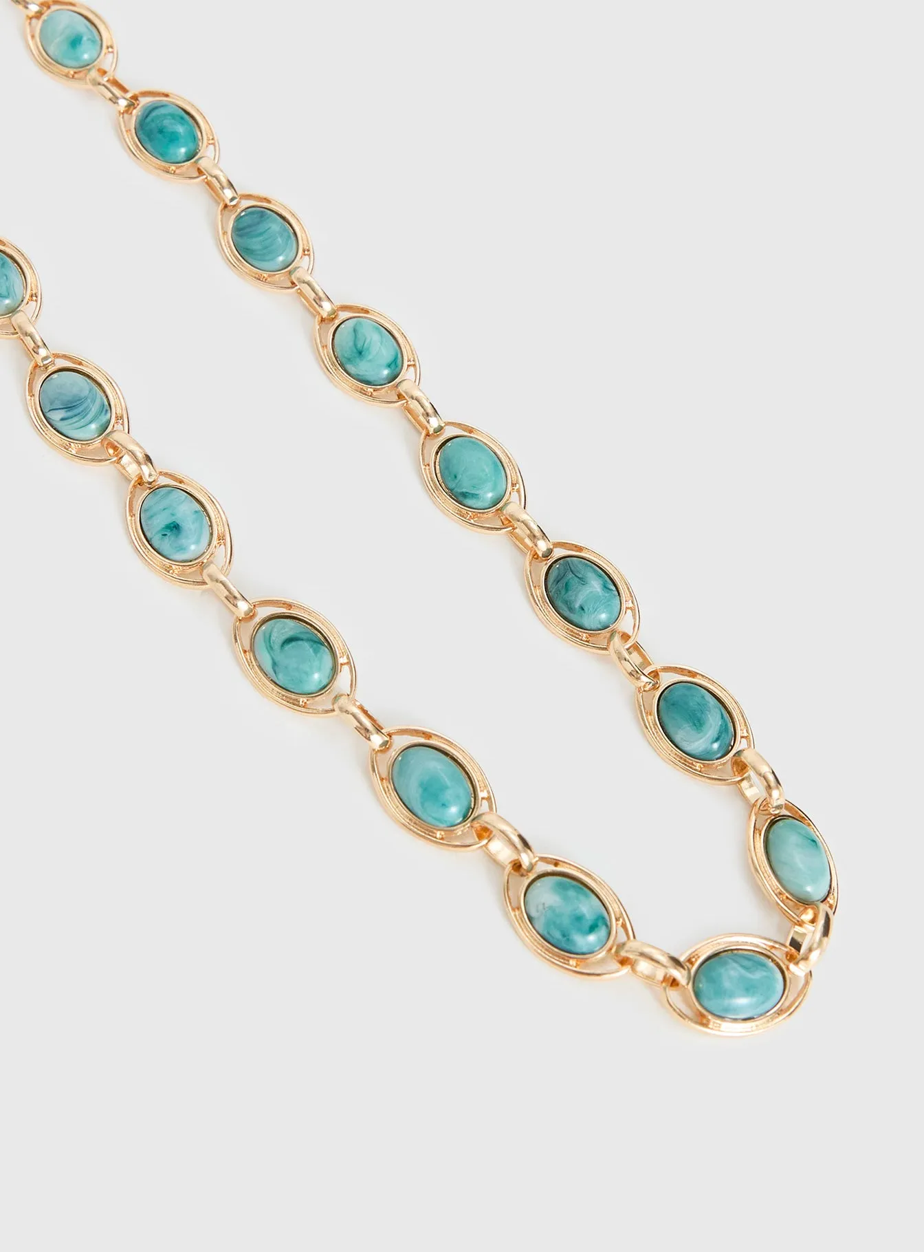 Made For Me Belt Gold / Aqua sold by Princess Polly product image thumbnail 3