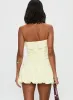Mousse Strapless Mini Dress Lemon Tall sold by Princess Polly