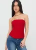 Kaetlyn Strapless Corset Top Red sold by Princess Polly