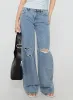 Kadison Low Rise Straight Leg Jeans Mid Wash Blue sold by Princess Polly