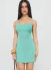 Cote Mini Dress Aqua sold by Princess Polly