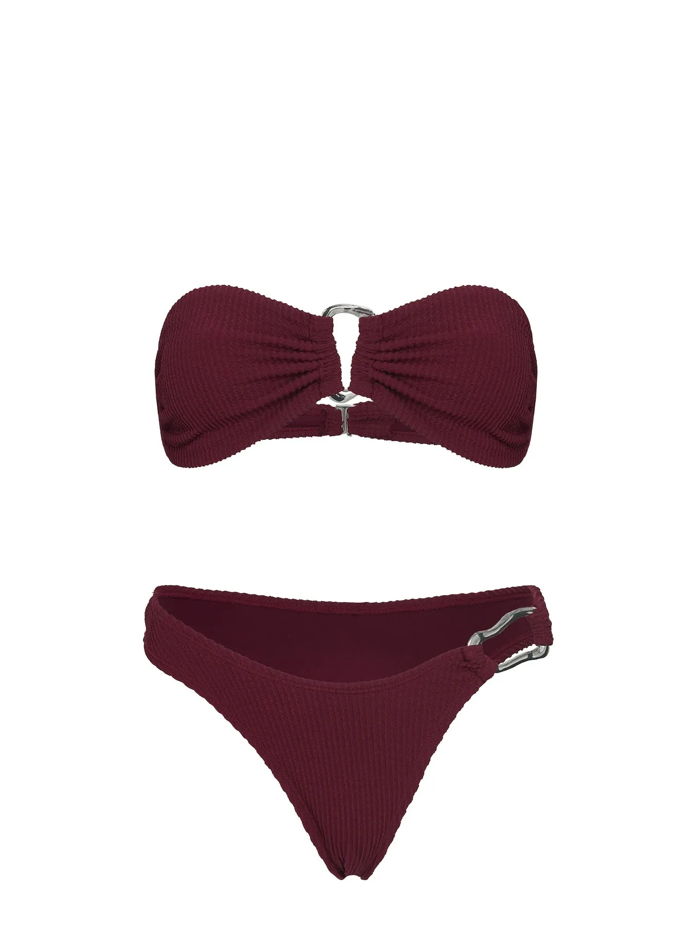 Zemi Hardware High Side Cheeky Bikini Bottoms Red sold by Princess Polly product image thumbnail 5